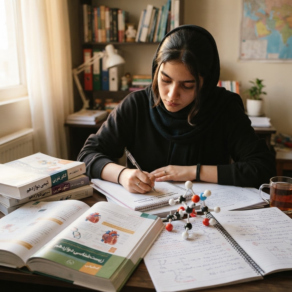 ✅ بهترین منابع کنکور تجربی 1406 [رتبه برترها چی می‌خونن؟]