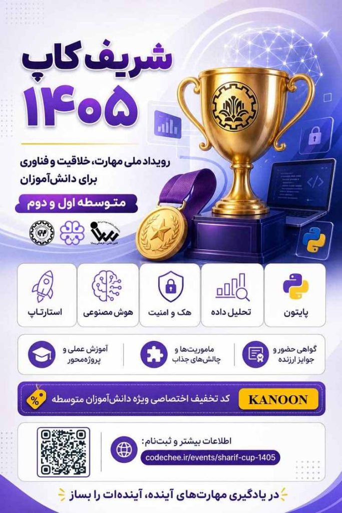 شریف کاپ 1405؛ رویدادی آموزشی و رقابتی برای دانش آموزان